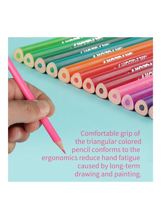 12-Piece Coloured Pencils Set Multicolour  - Image 3