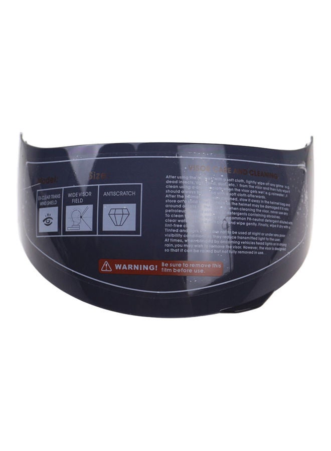 Generic Anti Scratch Full Face Shield Motorcycle UV Visor - Image 2