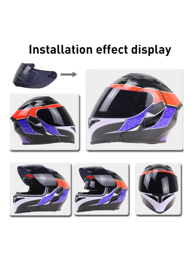 Generic Anti Scratch Full Face Shield Motorcycle UV Visor - Image 3