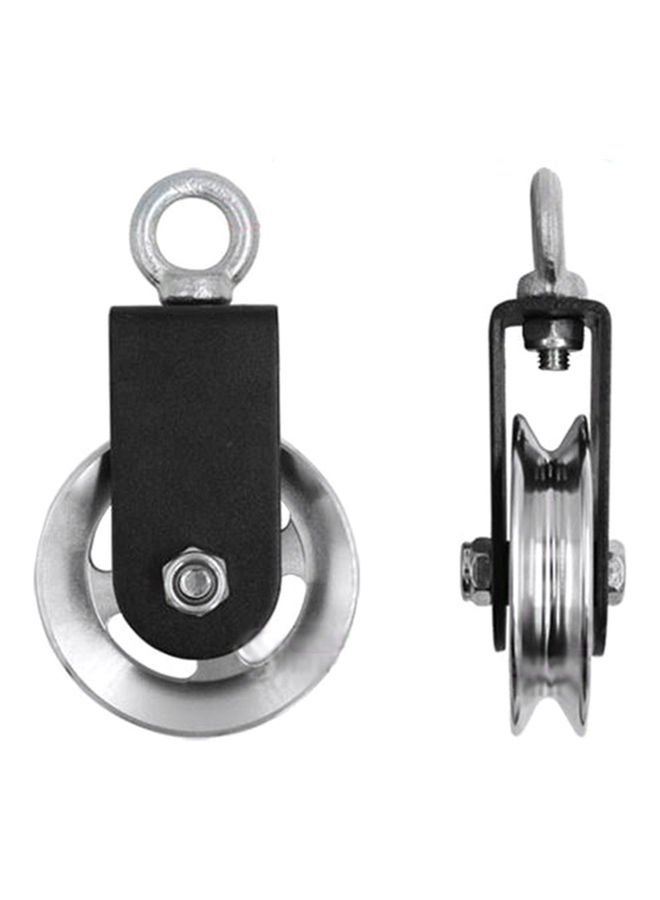 Generic Detachable Wheel U Type Swivel Pulley  - Image 4