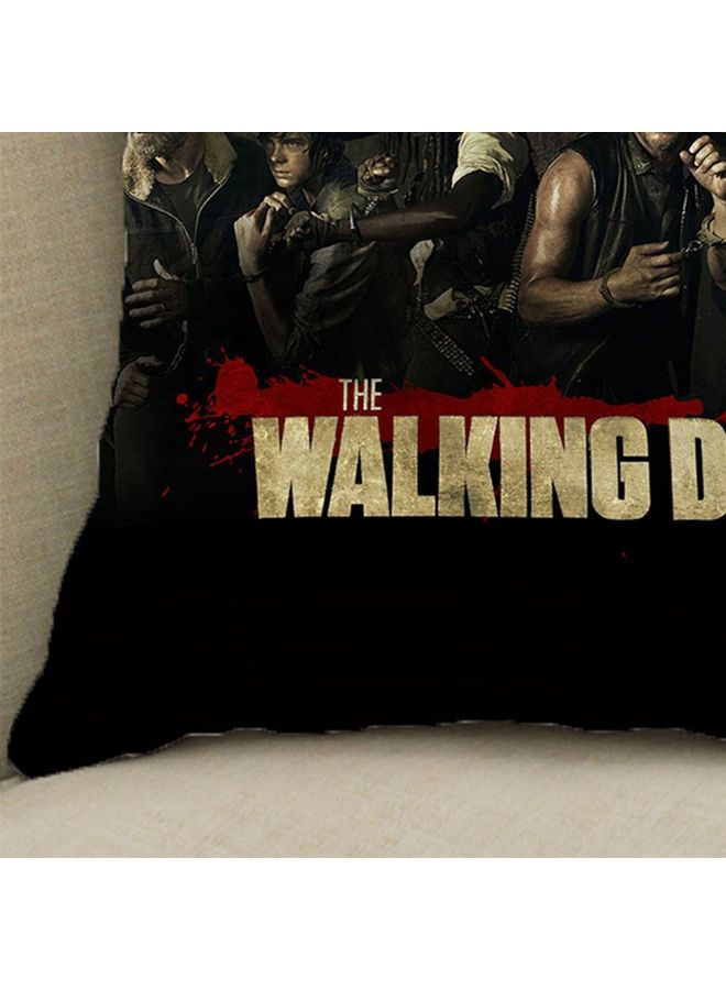 غطاء وسادة بوجهين بطبعة عبارة "The Walking Dead" متعدد الألوان - Image 2