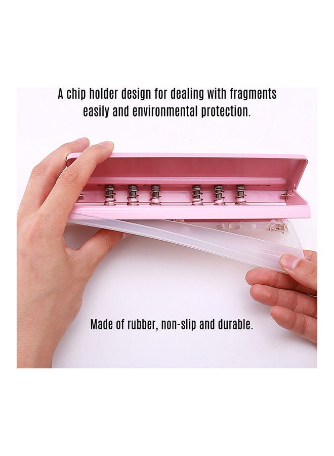 Kw-trio Adjustable 6-Hole Desktop Puncher Blue  - Image 4