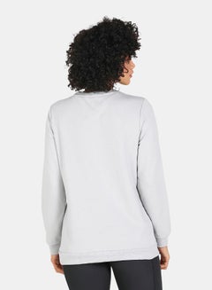 DRIP Animal Printed Casual Crew Neck Sweatshirt Grey  - Image 2