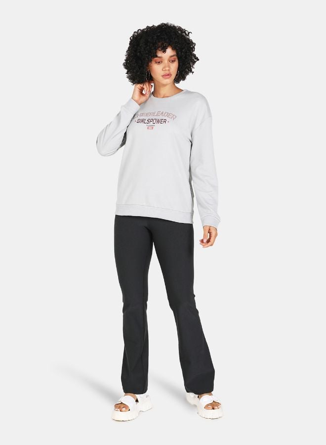 DRIP Printed Casual Pullover Grey  - Image 3