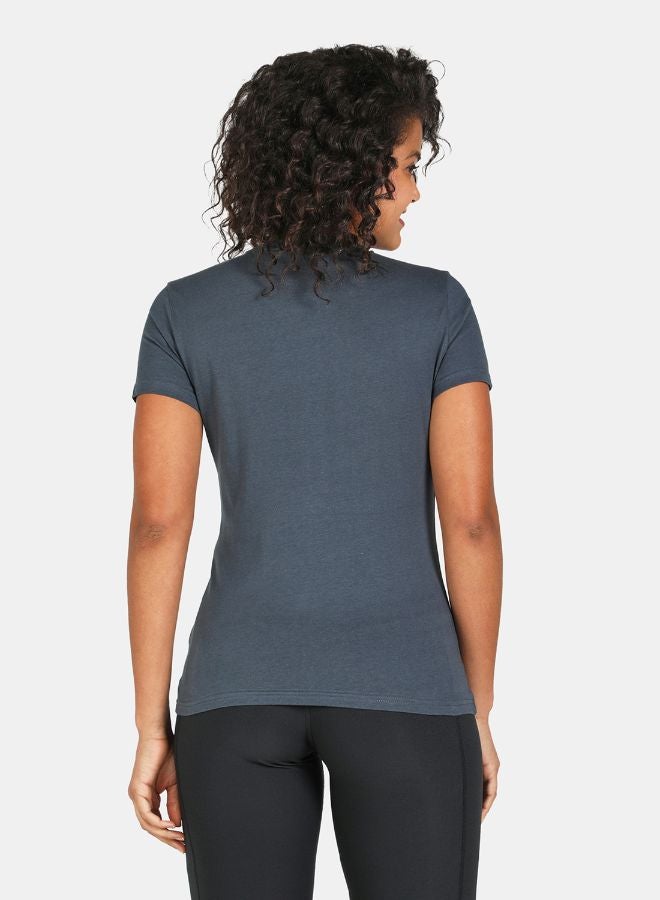 DRIP - Graphic Printed Crew Neck T-Shirt Ombre Blue - Image 1