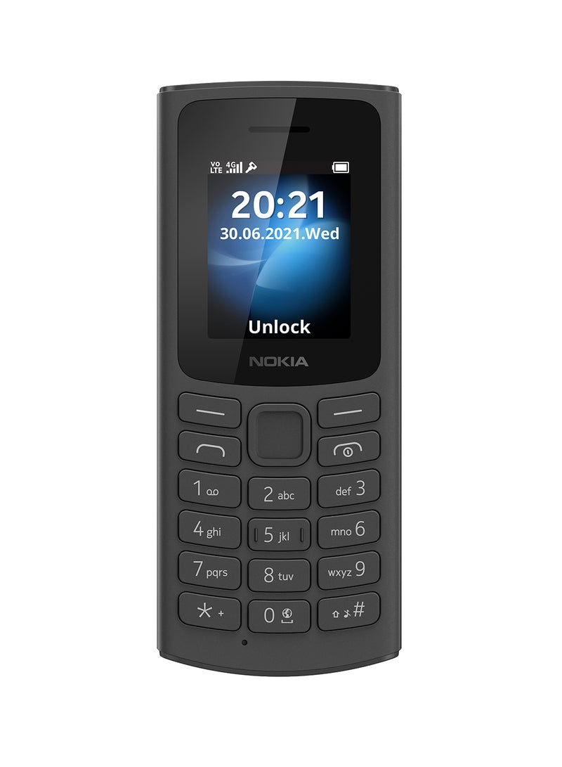 NOKIA - 105 4G Dual SIM Black / Charcoal - Middle East Version - Image 1