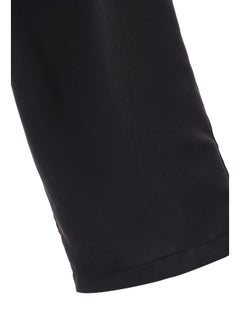 Aila Women's Sleeveless Tie Detail Tailored Wrap Jumpsuit With Waist Tie Black  - Image 5