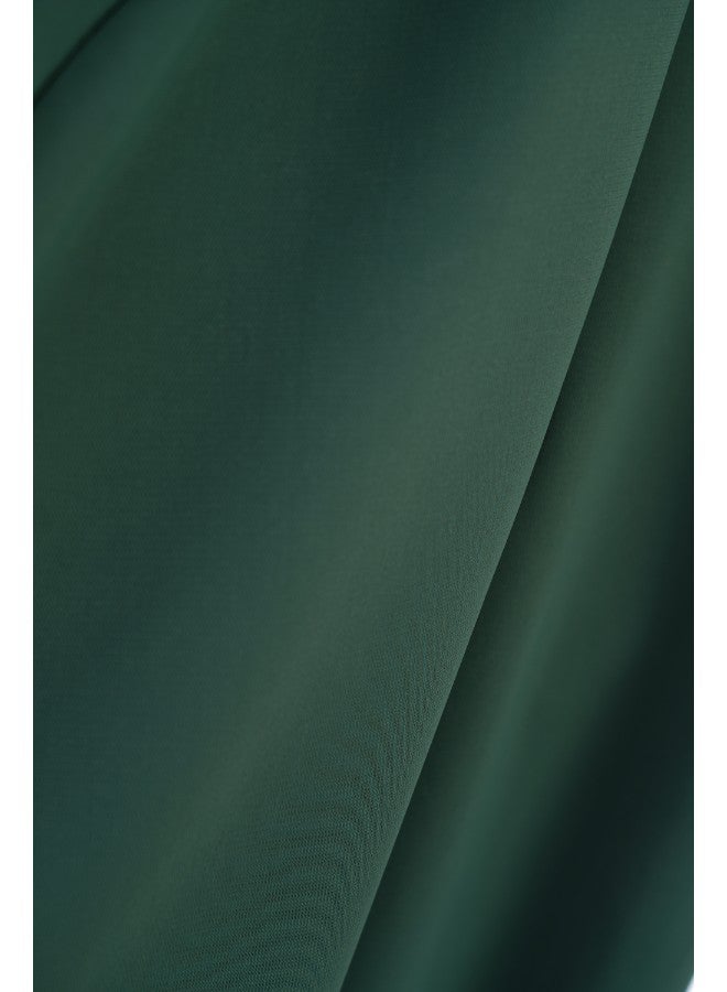 Aila - Women's Sleeveless Tie Detail Tailored Wrap Jumpsuit With Waist Tie Green - Image 1