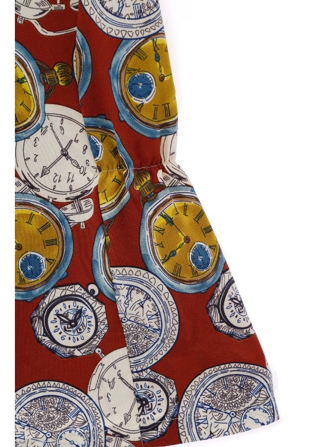 Aila Women's Casual Floral Print V Neck Sleeveless Top Multicolour  - Image 5