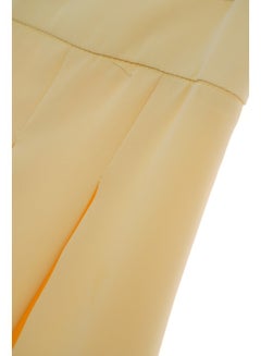 Aila Women's Pleated Mini Skirt Beige  - Image 4