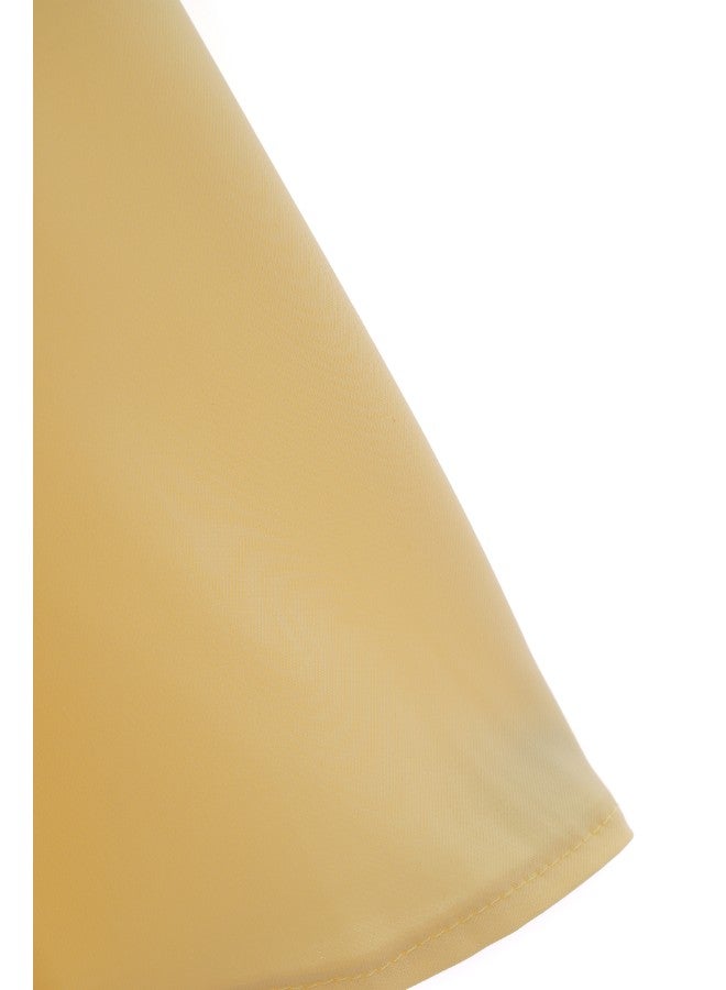 Aila Women's Pleated Mini Skirt Beige  - Image 5