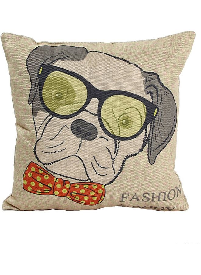 Decorative Animal Printed Cushion Cover Multicolour - Image 1