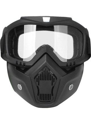 Mortorcycle Face Mask High-definition Goggles with Mouth Filter - v1628659474/N49835240A_1