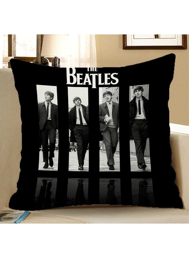 Square Shaped Cushion Cover Black/White - Image 2