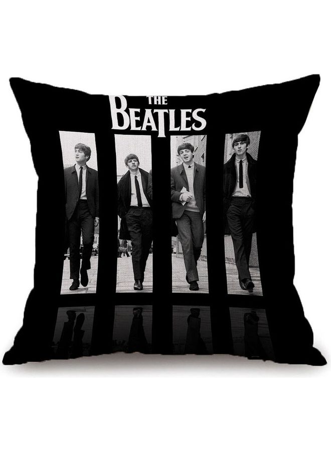Square Shaped Cushion Cover Black/White - Image 1