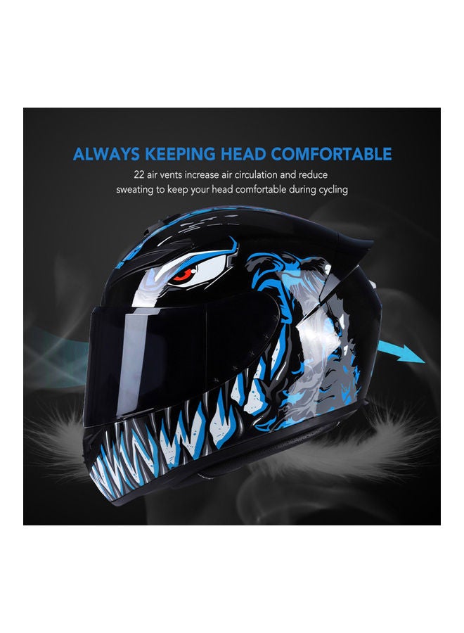 Generic Protective Motorcycle Full Face Rapid Street Helmet - Image 2