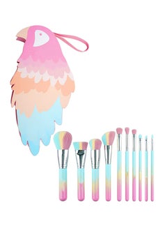 VILILY 11-Piece Makeup Brush Set With Box Multicolour  - Image 1
