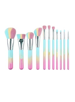 VILILY 11-Piece Makeup Brush Set With Box Multicolour  - Image 3