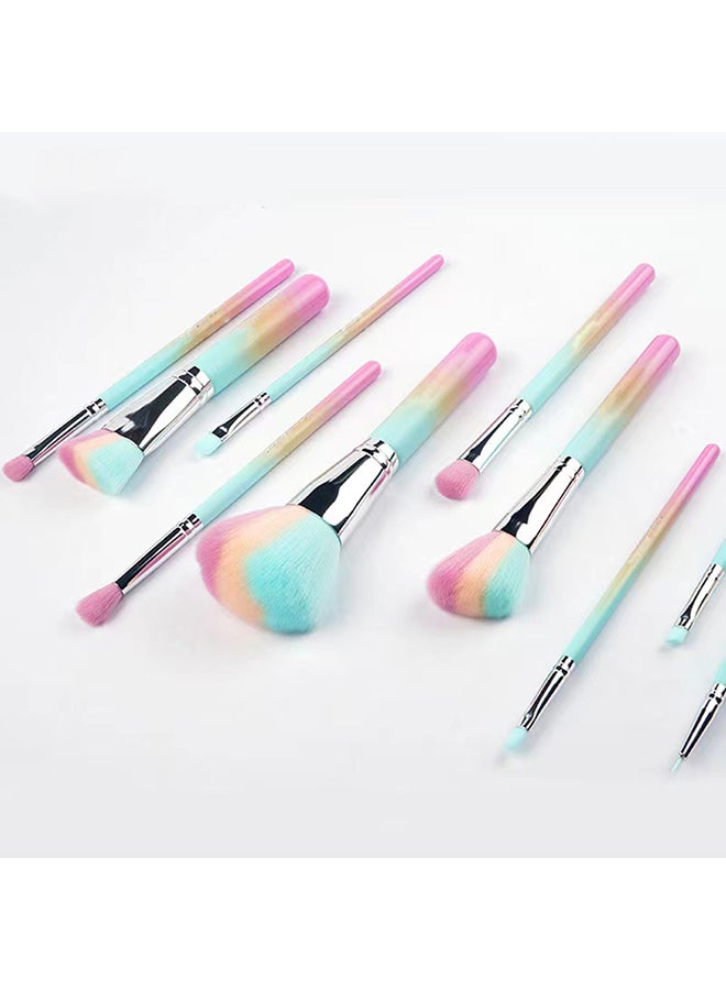VILILY 11-Piece Makeup Brush Set With Box Multicolour - Image 4