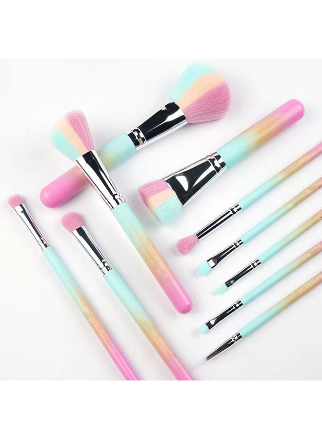 VILILY 11-Piece Makeup Brush Set With Box Multicolour - Image 5