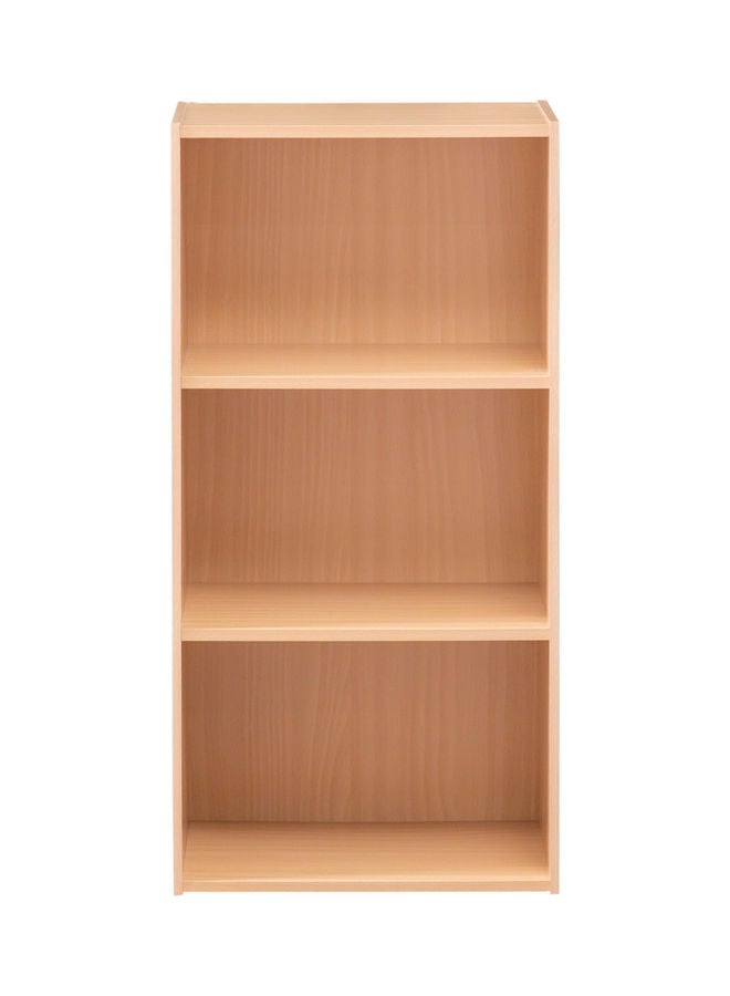 WT-EASYCARE 3-Tier Modular Book Storage and Display Shlef Beige  - Image 1