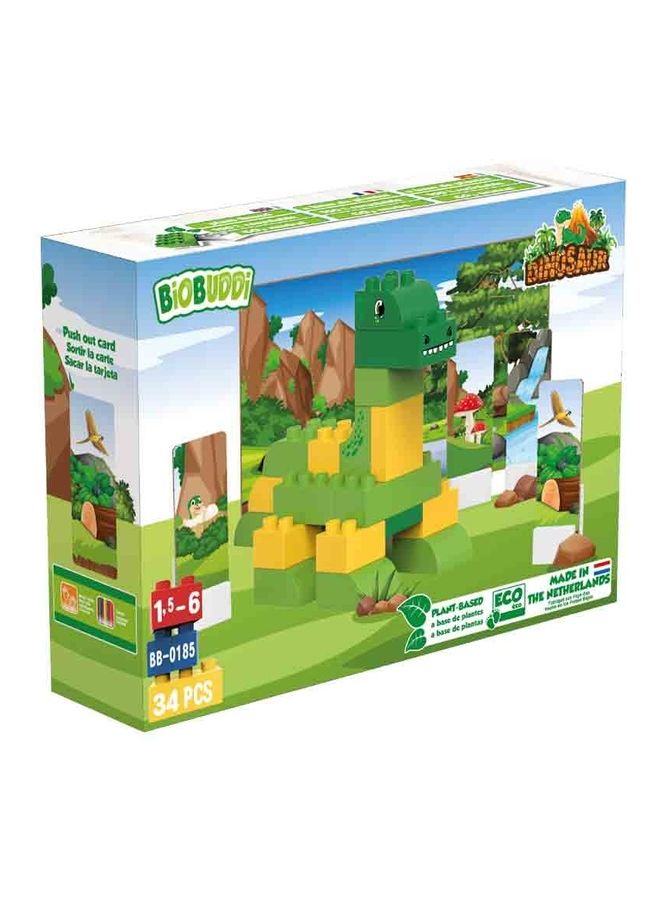 BioBUDDi - BB-0185 34-Piece Brontosaurus Building Sets 34 6+ Years - Image 1