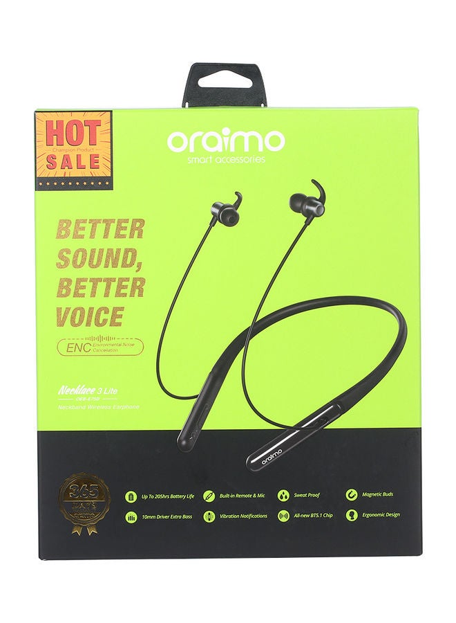 Oraimo Wireless In-Ear Headphones Black - Image 5