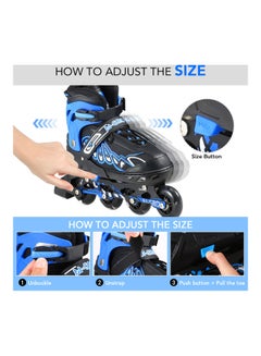 Generic Indoor Outdoor Adjustable Inline Fitness Skates  - Image 4