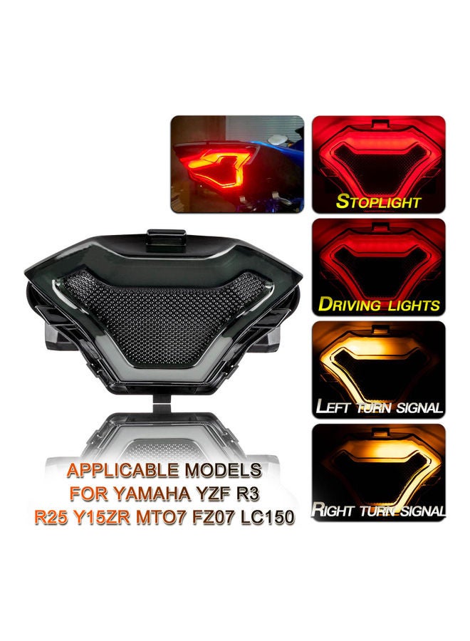 Generic Motorcycle Brake Light With LED Turn Signals  - Image 4