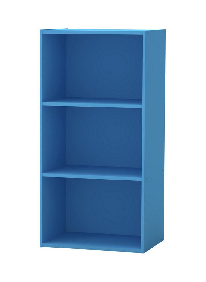 WT-EASYCARE 3-Tier Modular Book Storage and Display Shelf Blue  - Image 4