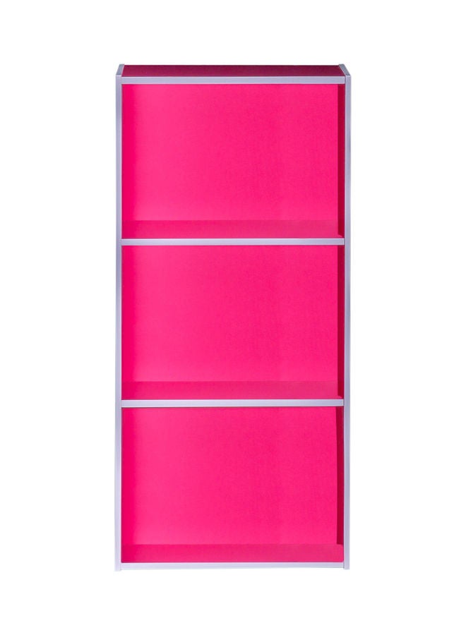 3-Tier Open Book Storage Shelf For Office and Home Pink - v1628662774/N49977560A_3