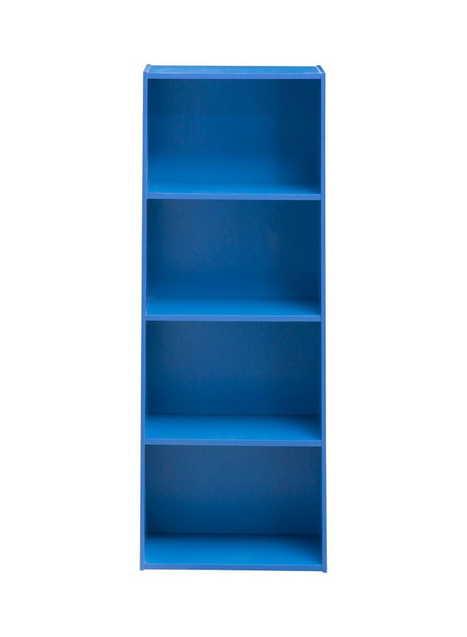 WT-EASYCARE 4-Tier Open Book Storage Shelf For Home and Office Blue  - Image 1