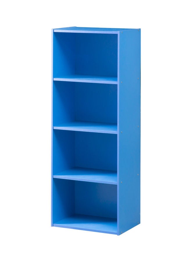 WT-EASYCARE 4-Tier Open Book Storage Shelf For Home and Office Blue  - Image 3