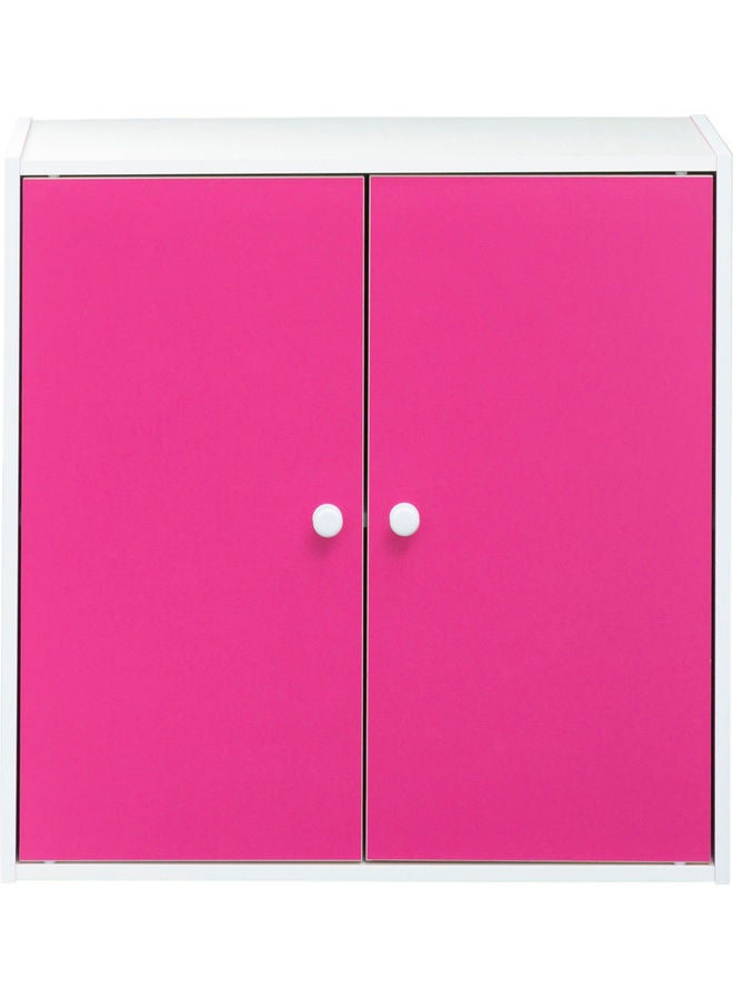 دبيلو تي- إيزي كير خزانة منظمة قابلة للتكديس مكونة من طبقتين مع أبواب - Image 3