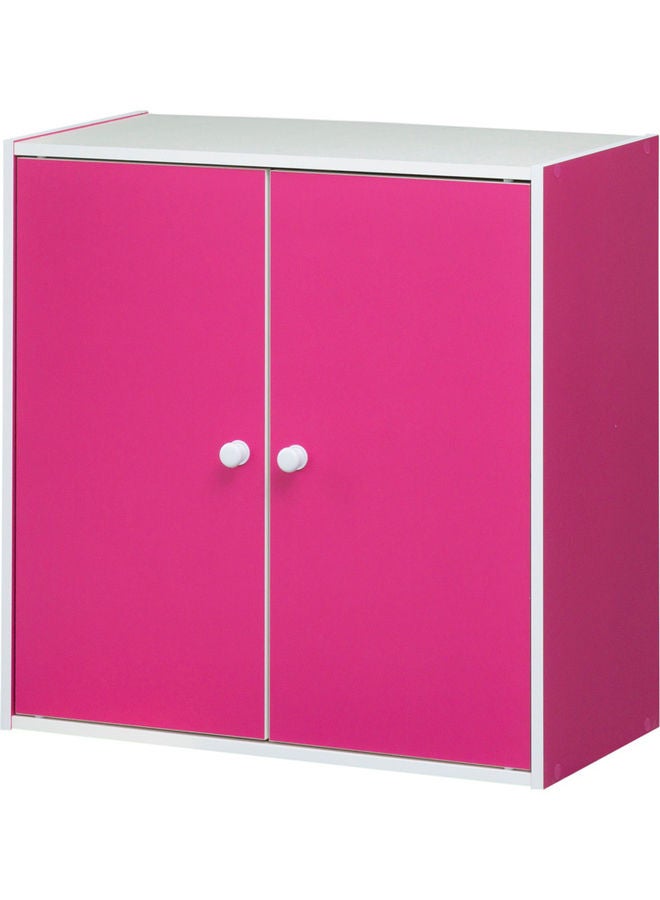 دبيلو تي- إيزي كير خزانة منظمة قابلة للتكديس مكونة من طبقتين مع أبواب - Image 5