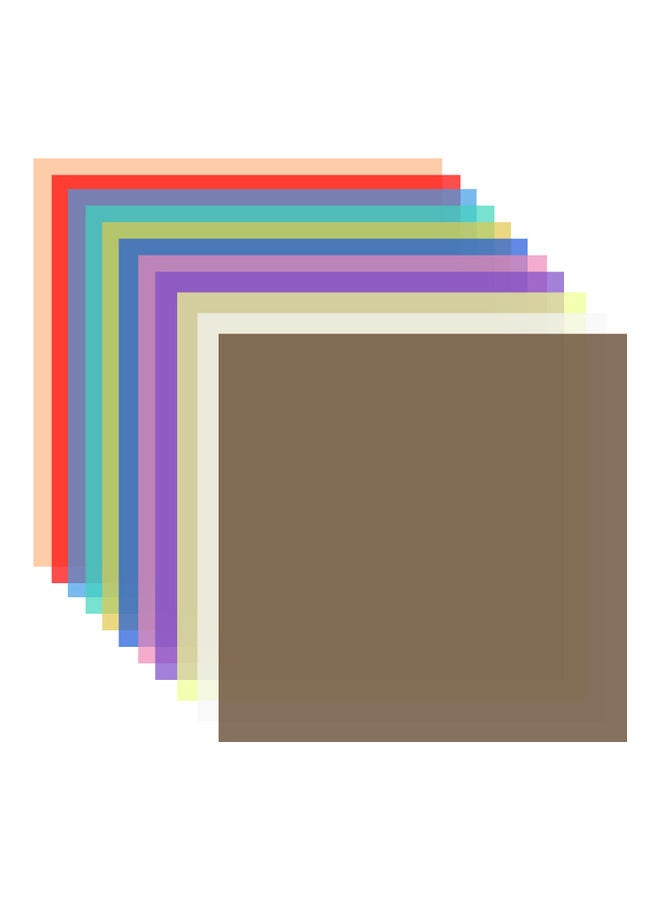 أندوير مجموعة فلاتر إضاءة مزودة بجل مكونة من 11 قطعة متعدد الألوان - Image 1