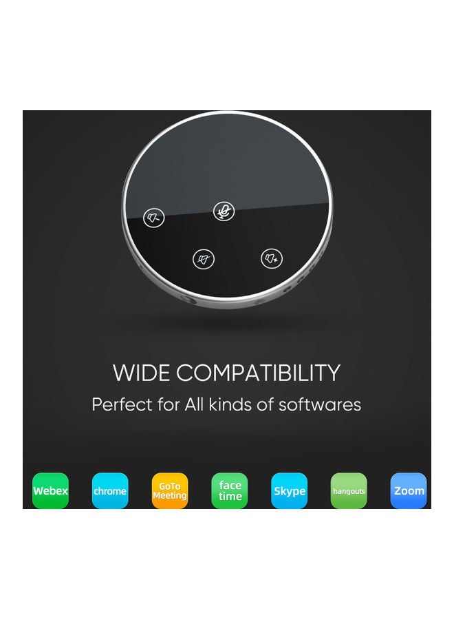 Aibecy USB Desktop Conference Microphone Black - Image 4