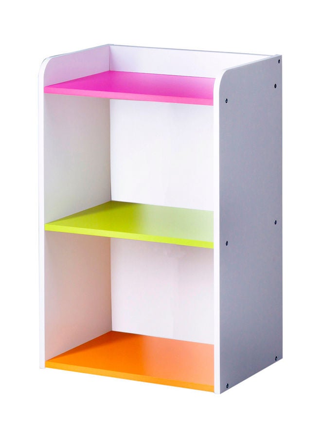 WT-EASYCARE 3-Tier Open Book Storage and Display Shelf Multicolour - Image 1