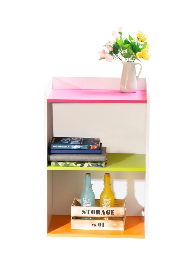 WT-EASYCARE 3-Tier Open Book Storage and Display Shelf Multicolour - Image 4
