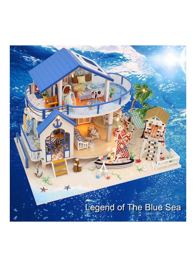 Miniature Doll House With LED Light 32x21.5x22cm - Image 4