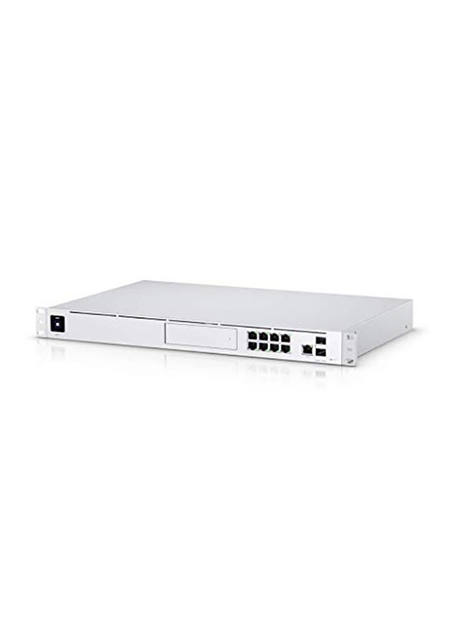 Ubiquiti Networks - Dream Machine Pro 10G Cloud Gateway - 100+ UniFi Device & 1,000+ Client Support, 3.5 Gbps IPS Routing, Stateful Firewall, VPN, Multi-WAN, 4GB RAM, 16GB Storage, Rackmount, NVR Storage, Advanced Security & Redundancy, 1.3" Touchscreen, Dual Power Input, CE/FCC Certified | UDM-Pro White - Image 1