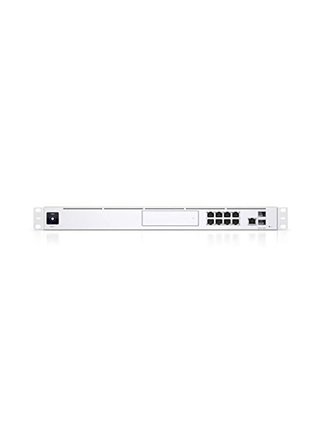 Ubiquiti Networks - Dream Machine Pro 10G Cloud Gateway - 100+ UniFi Device & 1,000+ Client Support, 3.5 Gbps IPS Routing, Stateful Firewall, VPN, Multi-WAN, 4GB RAM, 16GB Storage, Rackmount, NVR Storage, Advanced Security & Redundancy, 1.3" Touchscreen, Dual Power Input, CE/FCC Certified | UDM-Pro White - Image 1