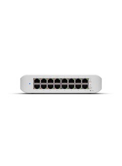 Ubiquiti Networks UniFi Switch Lite 16 PoE | 16-Port Gigabit Switch with 8 PoE+ 802.3at Ports (USW-Lite-16-PoE) White  - Image 2