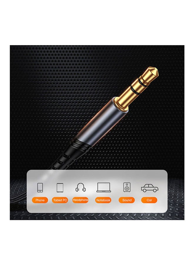 JOYROOM HI-FI Audio Cable Earphone 3.5mm to Type-C AUX Audio Cable Black  - Image 2