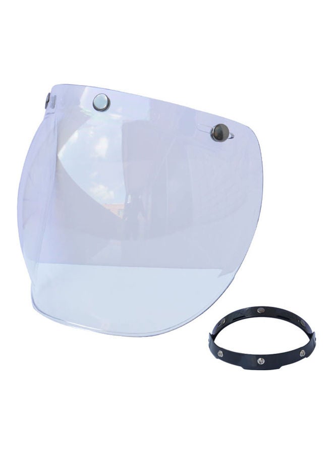 Generic Motorcycle Anti-Scratch Wind Face Shield Helmet Lens Visor  - Image 1