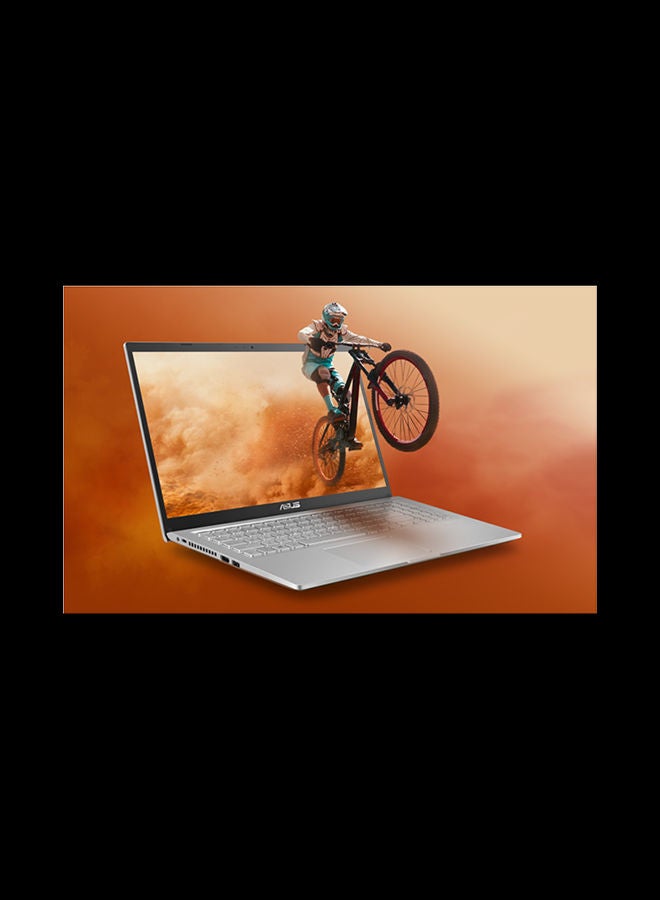 ASUS - X515EA-BR181T Laptop With 15.6-Inch HD Display, Core i3-1115G4 Processer/4GB RAM/256GB SSD/Intel UHD Graphics/Eng-Arb Keyboard English/Arabic Silver - Image 1