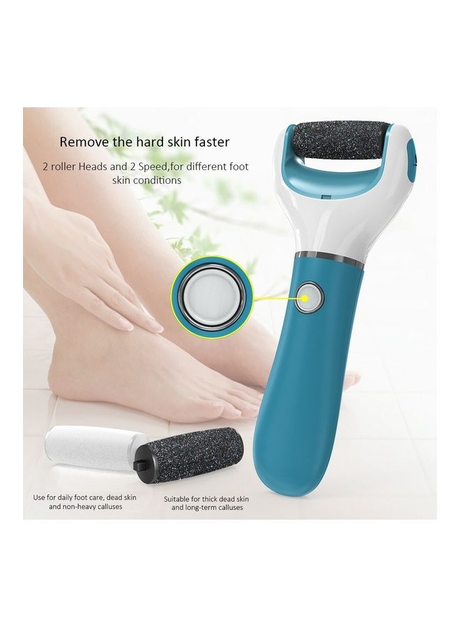 Electric Callus Remover Pedicure Tools Blue 22x10x4.5cm - Image 1