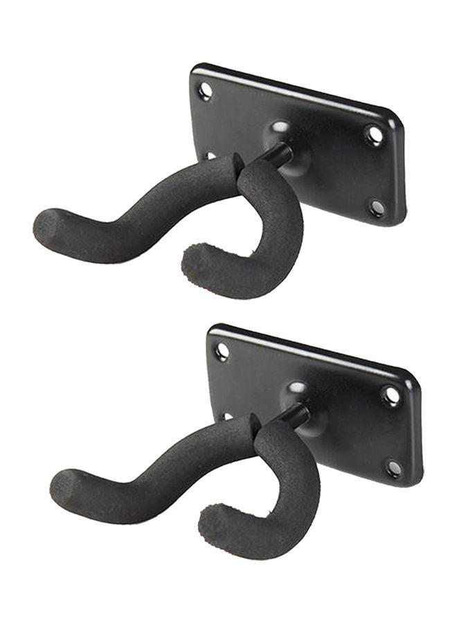 Generic 2-Piece Skateboard Wall Mount Hook Black  - Image 1