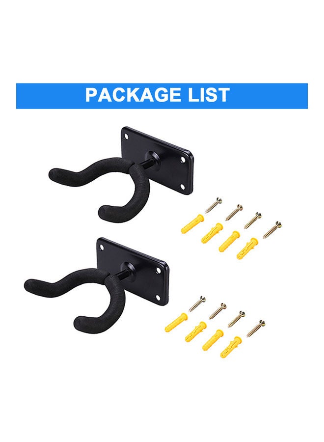 Generic 2-Piece Skateboard Wall Mount Hook Black  - Image 5