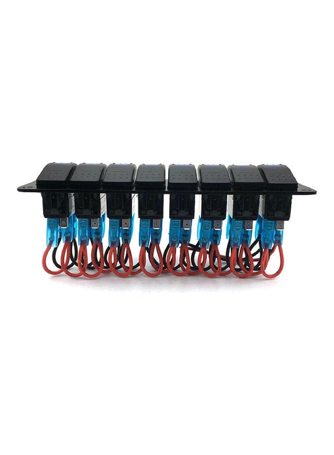 Generic 8-Gang Waterproof RV LED Switch Panel for Car Truck Marine Boat - Image 4